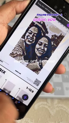 Handmade l Traditional And Modern Art on Instagram: "Handmade ❣️ Most awaited unboxing🥰 follow for part-2 Existing for new creation 🥰 you can also must try for@qbrix_india #handmade #diy #photodiy #unboxing #collabration #trending #instagood #supportsmallbusiness #gift #reels #artist #artwork #homedecore #reeloftheday #socialmedia"