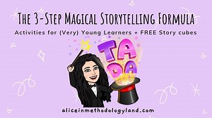 Simple Storytelling (Speaking) Activities for (Very) Young Learners   FREE Story cube - Alice in Methodologyland