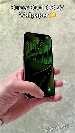 iOS 27 New Super Cool Wallpaper on iPhone 🫠 #shorts #trending #iphone #ios27 #ios #apple #viral