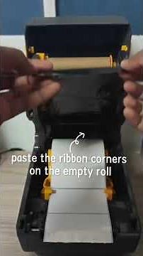 How to Insert Ribbon for Zebra Printer | Step-by-Step Tutorial #barcodescanner #business