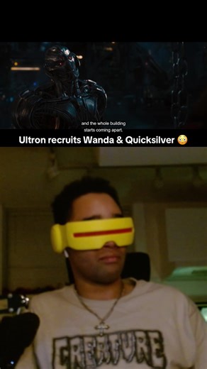 Ultron finally finds a way to appeal to Wanda and Quicksilver, by learning their backstory and offering them the opportunity to get revenger in Tony Stark, the man who build the bombs that destroyed their country and their family! 😳 Ultron couldn’t have found BETTER allies tbh #avengers #avengersageofultron #marvel #c4nti #fyp