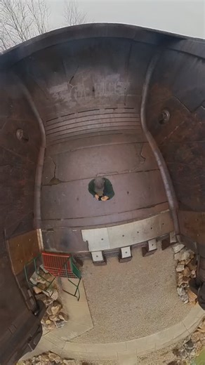 The Big Muskie was assembled on site above a huge coal seam - it moved seven miles in its lifespan, from 1969 to 1991. If the bucket ever had coal in it, it was by accident - its job was to remove the overburden of earth covering the seam. #heavymetal #bigmuskie #bigmuskiebucket #900ft3 | Brock Harmon