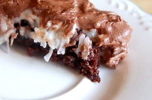 Mounds Candy Bar Brownies