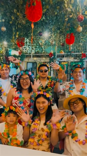 A MERRY LUAU CHRISTMAS PARTY This year, our Hawaiian-themed Christmas was a vibrant celebration of our 'ohana (family). When plans changed, we adapted with the true aloha spirit—choosing to gather, laugh, and celebrate the unbreakable bond we share. Though our circle wasn't complete, the love and support in the room absolutely was. We toasted with tropical cheer to the memories that shape us, the strength that carries us, and the bright future we'll build together. Here's to finding light, shari