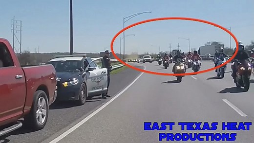 Caught on camera: cop indiscriminately pepper sprays motorcycle pack - National | Globalnews.ca