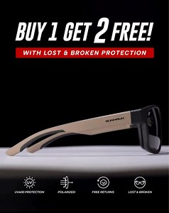 Upgrade your eyewear game with Sunhauk! For a limited time, enjoy: 🎉 Buy 1 pair, get any 2 additional pairs FREE! 💰 Hassle-free replacement for lost, broken, or stolen shades 🚚 Free shipping and easy returns Discover why so many choose Sunhauk and upgrade your style with premium eyewear! Order now and don’t miss this unbeatable deal! 😎 | Sunhauk Eyewear