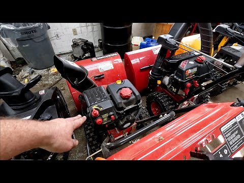 Snow Blower Won't Start - Pops Or Backfires Diagnosis and Repair - Stuck Valve