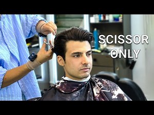 💈ASMR Barber: Master the Classic Scissor Cut | Step-by-Step Tutorial (No Clippers)