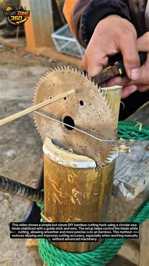 Viral Bamboo Cutting Hack You Didn’t Know Existed | Genius DIY Tool Trick