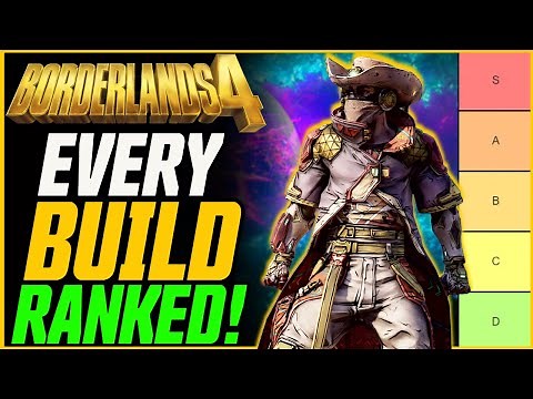 EVERY BUILD RANKED! // Borderlands 4 Build's I've Posted Tierlist