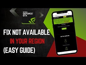How to Fix Nvidia Geforce Now Not Available in your Region Simple