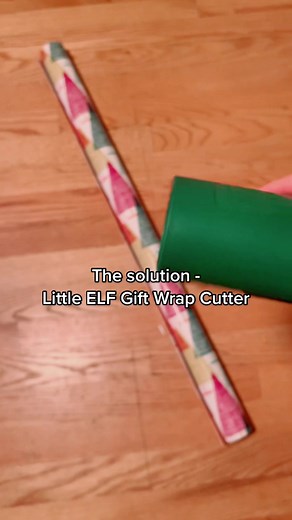 Holiday Gift Wrapping Made Easy with Little ELF Gift Wrap Cutter!