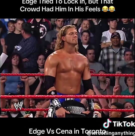 Edge's Emotional Moment with Toronto Crowd