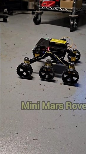 Mini Mars Rover Rocker Bogie Arduino Bluetooth 3d printed