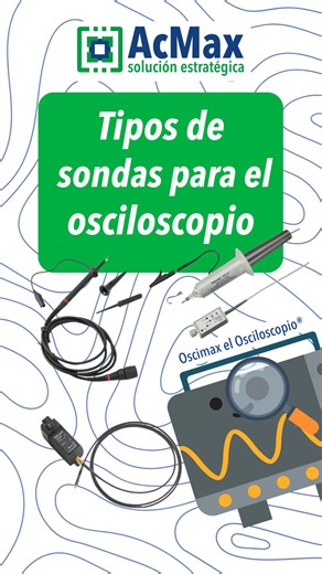 Una sonda no es solo un cable. Es la conexión crítica entre tu diseño y tu osciloscopio. ¿cuál es la mejor? Eso depende de tu aplicación. Puedes solicitar tu cotización por msj y te asesoramos para que elijas la mejor 😉 #acmaxdemexico #ingenieria #parati #osciloscopio #ingeniero #estudiantes #ingenieras #sondas | AcMax de México