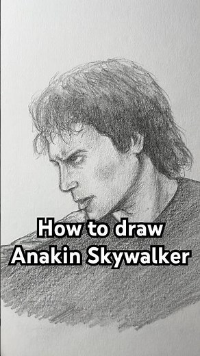 How to draw Anakin Skywalker! Easy! #starwars #anakinskywalker #drawing