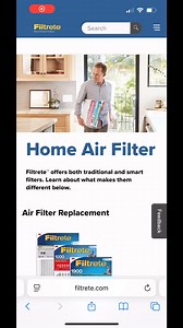 Not sure which Filtrete™ Air Filter is right for your home? Check out our new Filter Finder on our website to find which Filtrete™ Air Filter works best for homes particle capture needs ✅ Check it out here: https://s.3m.com/80tbnbkj | Filtrete