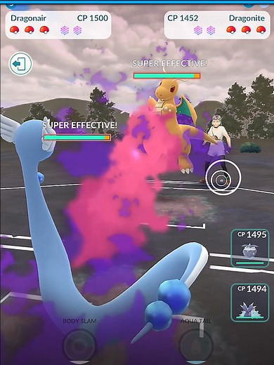 Dragonair vs Dragonite in Pokemon GO - Epic Battle!