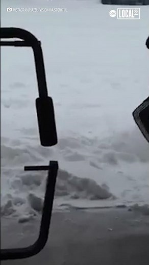 Man suffers hilarious slip on ice
