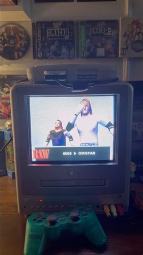 Edge n Christian WWF Smackdown 2 entrance #WWE #AttitudeEra #JimJohnston #TLC #wwefans #nostalgia