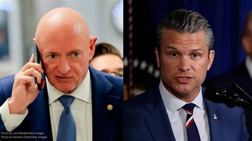 Sen. Mark Kelly sues Pete Hegseth over pension threats