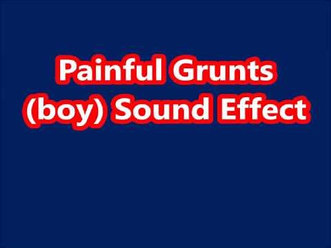 Painful Grunts ( boy ) Sound Effect