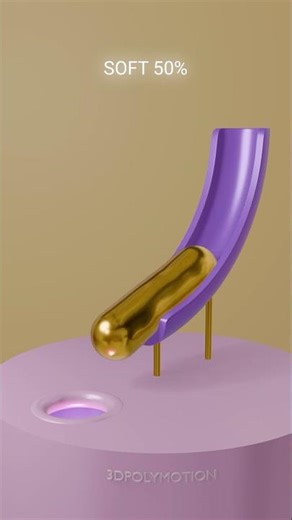 0% vs 100% Capsule x Slide Soft Body Simulation.