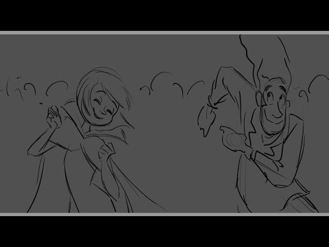 Hotel Transylvania 1 original Mavis's birthday party sequence storyboard