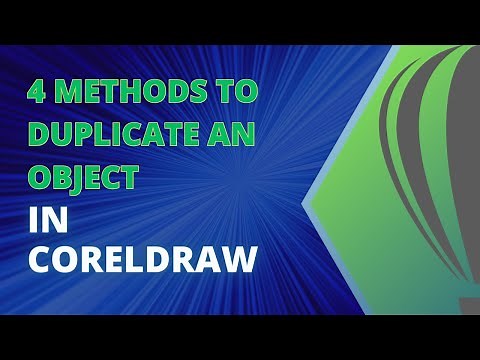 4 METHODS TO DUPLICATE AN OBJECT IN CORELDRAW