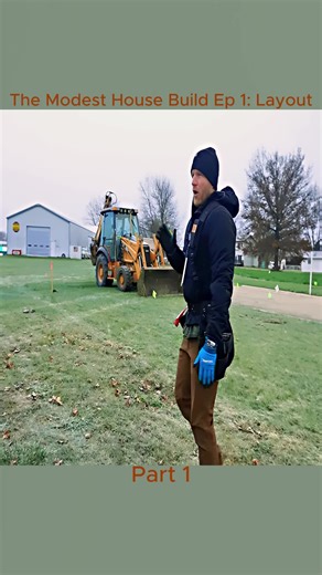The Modest House Build Ep 1: Layout #build #layout #learnontiktok #viral