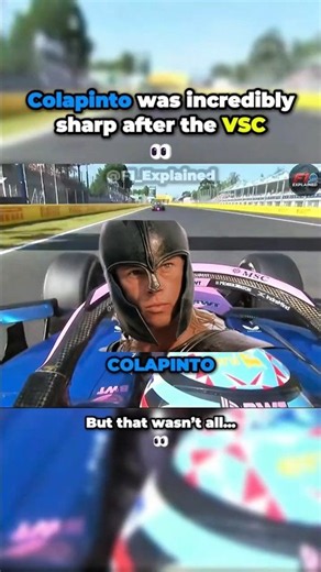 Colapinto’s Brilliant Double Overtake After the VSC! 👀💪