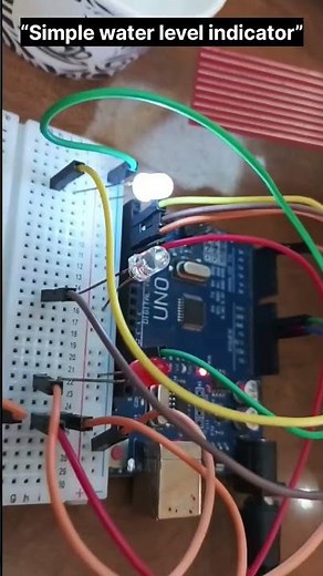 Smart Water Level Indicator 💧⚡|DIY STEM Project#arduino#shorts#viral