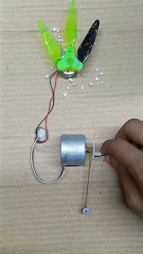 Elastic rubber band electricity generator with DC fan #dcmotor #tech #dcmotorproject #diy