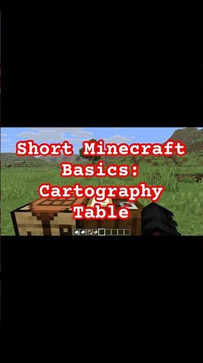 Short Minecraft Basics: Cartography Table #minecraft #minecraftshorts #education
