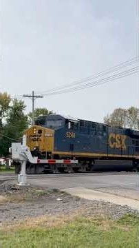 CSX Auto Carriers and Tankers Freight Train - Conneaut, Ohio (10/10/26)