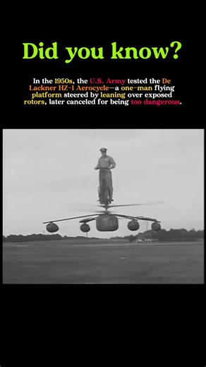 The U.S. Army’s One-Man Flying Platform That Was Too Dangerous to Use