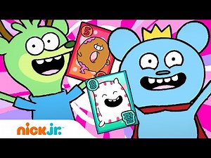 Bossy Bear’s Super Card Game! #2 w/ Bossy Bear, Roller & Turtle | Nick Jr.