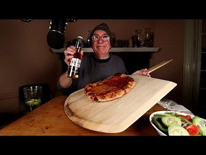ASMR Homemade Pizza and Beer Night Mukbang