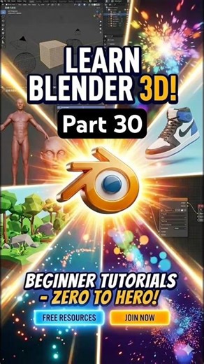 3D Cursor Movement in Blender explained in seconds! #shorts #viralshorts