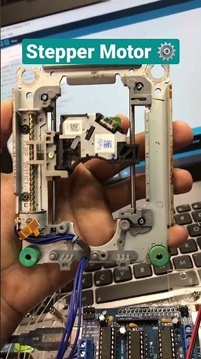 Arduino Stepper Motor Project | Arduino DVD Rim Stepper Motor Working | Arduino Motor Driver Shield