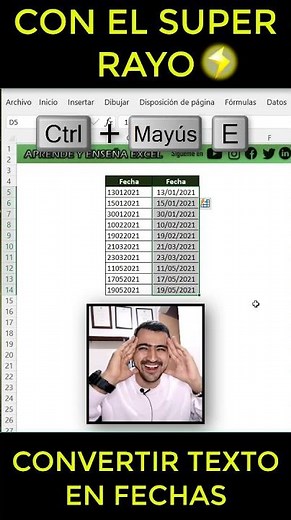 Como Convertir un Texto en Fecha en Excel