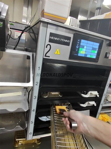 Cooking in the Kitchen at McDonald's