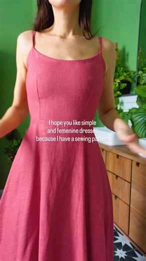 Patterns by PatternCos | I hope you like simple and femenine dresses because I have a sewing pattern 💃 Meet the Anabelle dress! | Instagram