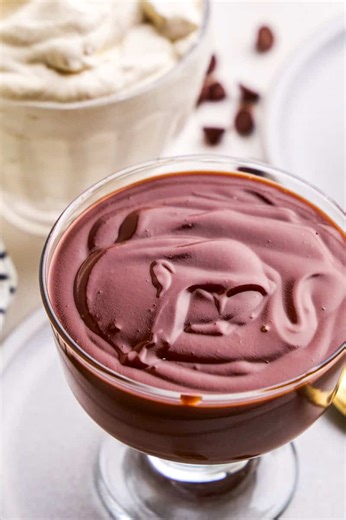 This homemade chocolate pudding is made with just 5 ingredients for the most decadent, velvety smooth pudding you'll ever have! https://thestayathomechef.com/decadent-chocolate-pudding-from-scratch/ | The Stay At Home Chef