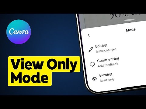 How to Switch View Modes on Canva