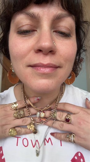 Current stack — may all our 2026s be filled with jewelry jangles ✨✨