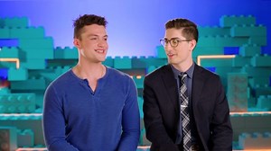 Aaron Newman | @chris_cowgill and I totally hit our #LEGOMasters build this week... but not this high five ✋🤛 Are you Team #KentAndSuperman ?... | Instagram