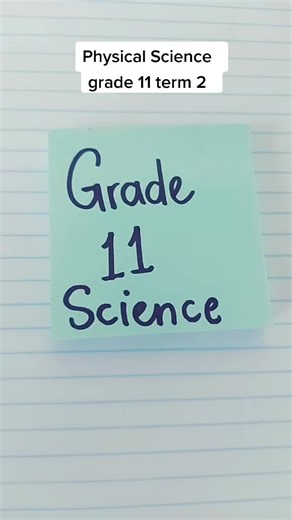 Exploring Physical Science Grade 11 Term 2 Topics