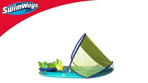 SwimWays Baby Spring Float Activity Center with Canopy