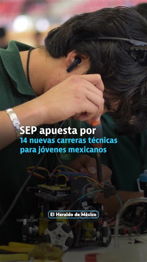Nuevas carreras técnicas para jóvenes que cursarán el bachillerato. Te contamos los detalles. #sep #carreratecnica #tecnología #educación